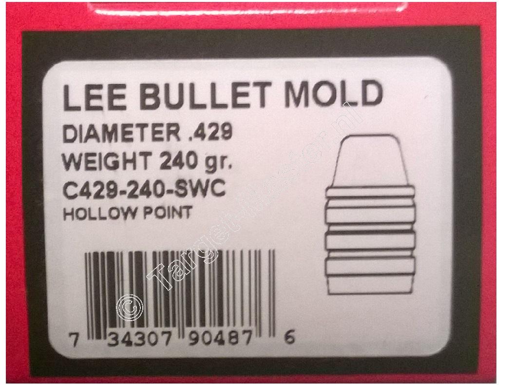 Lee Kogel Gietmal Revolver kaliber 44 SEMI WADCUTTER 240 grain HOLLOW POINT